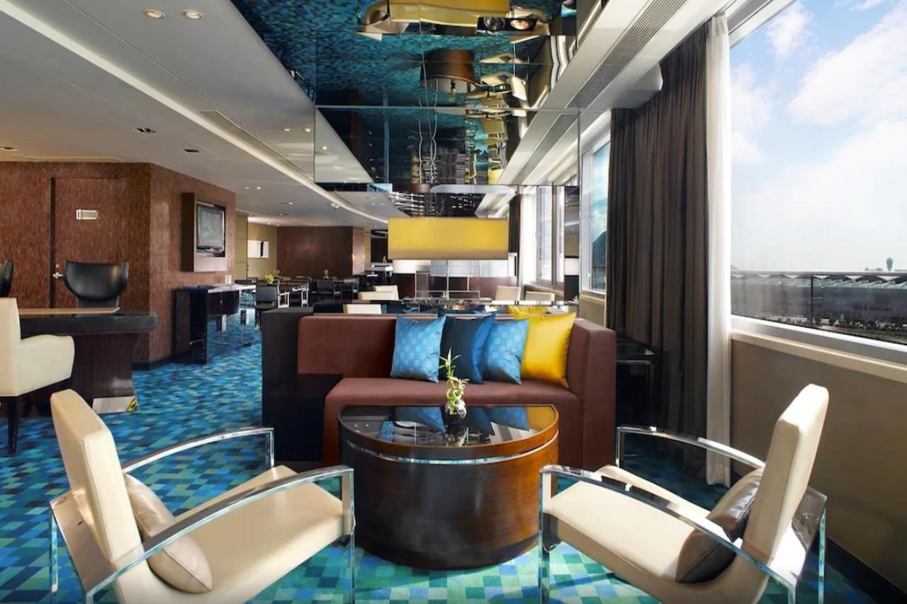 Hong Kong SkyCity Marriott Hotel Eksteriør bilde Club Lounge